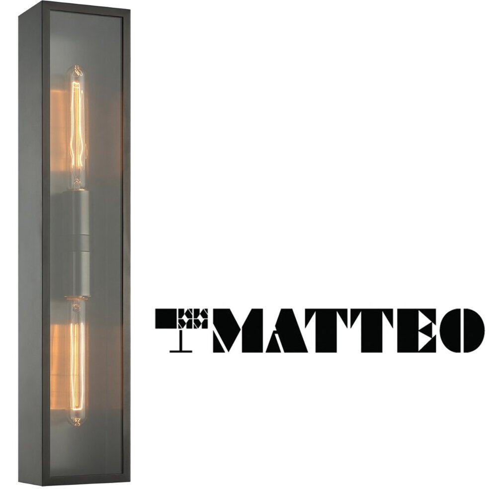 "Marco" Wall Sconce by MATTEO - BRAND NEW IN BOX! 𝟐 𝐚𝐯𝐚𝐢𝐥𝐚𝐛𝐥𝐞